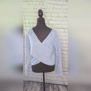 Pearl Knit Cross Sweater